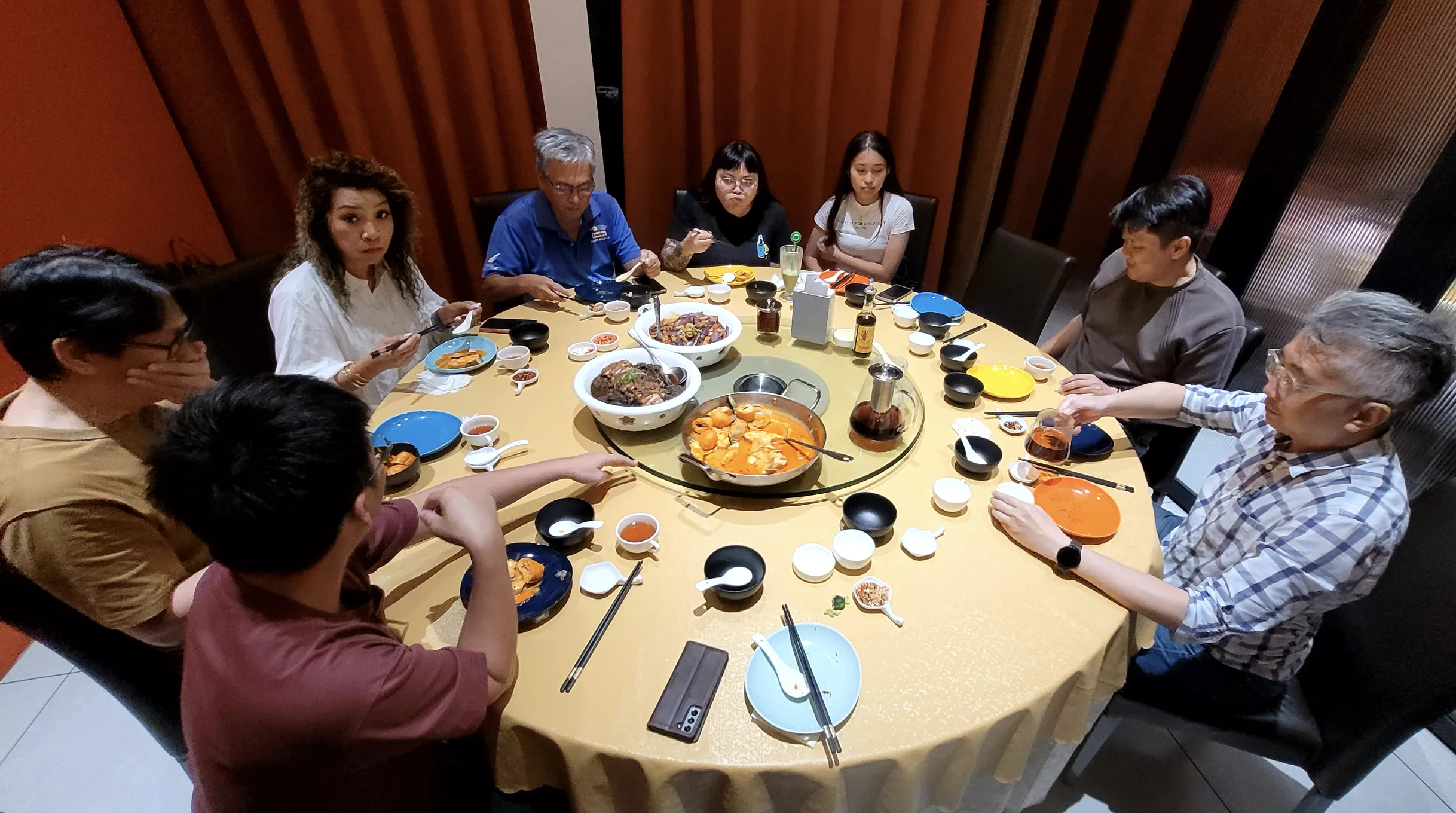 BNI birthday dinner round table